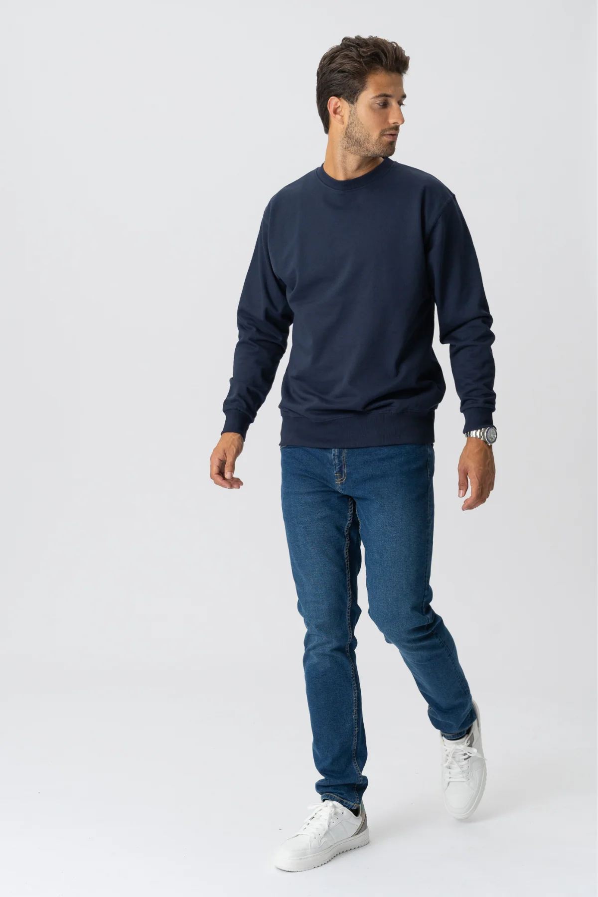 Basic Crewneck - Marine - Image 3