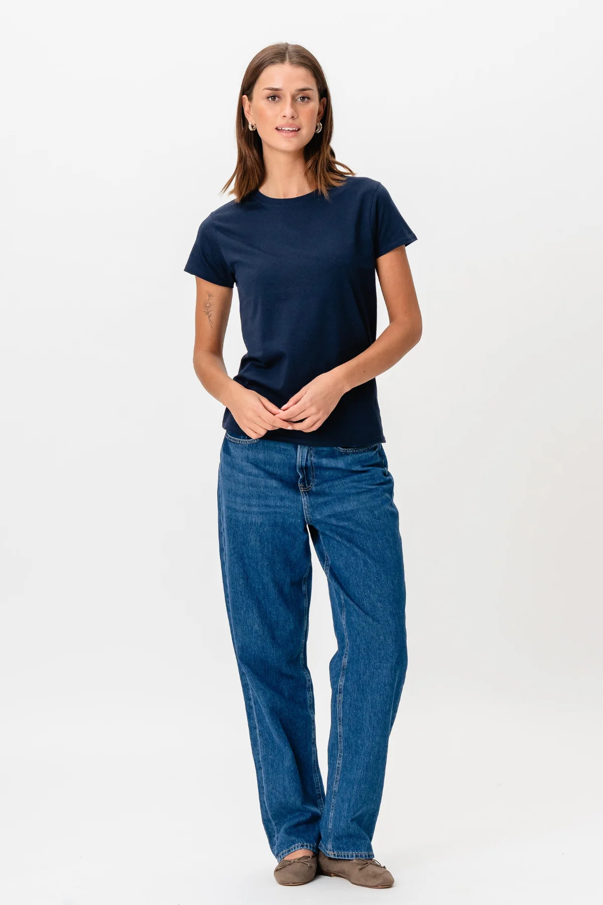 Basic T -Shirt - Marine - Image 4