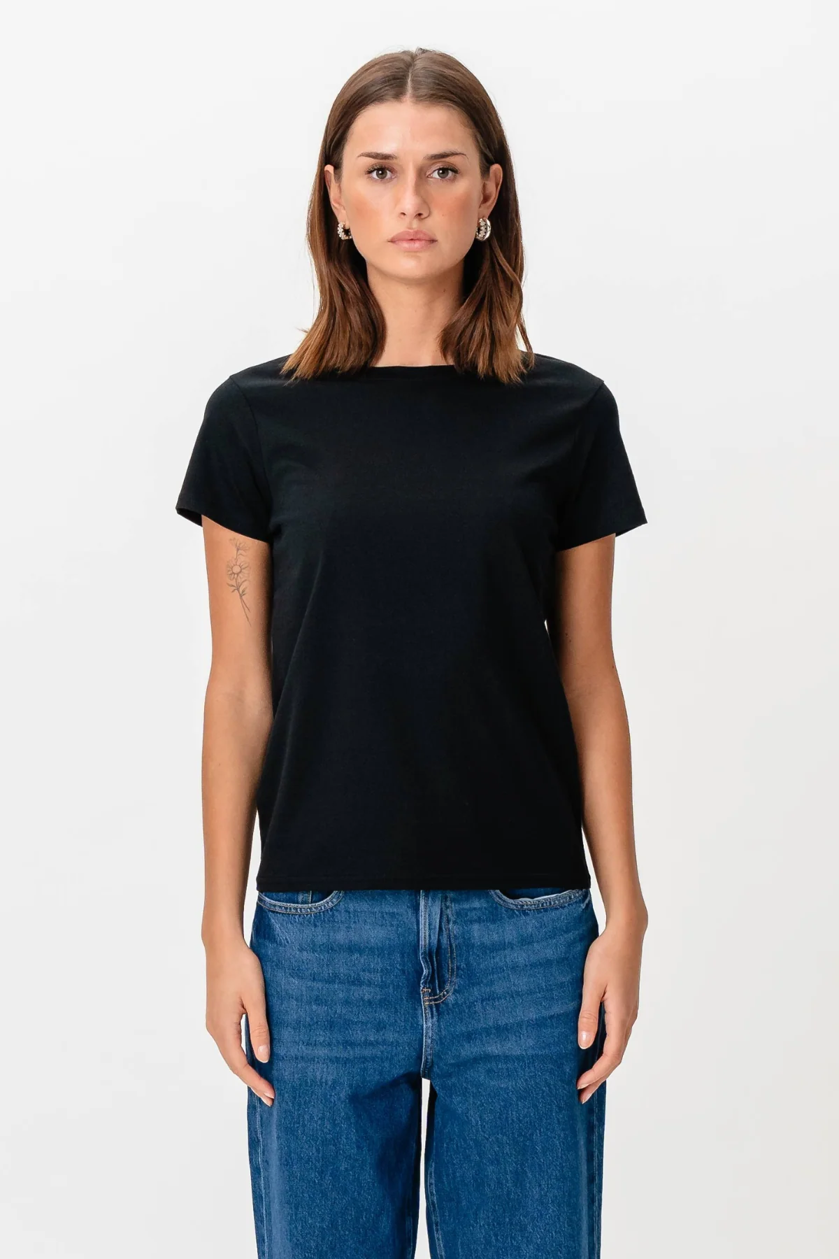 Basic T-Shirt - Schwarz - Image 3