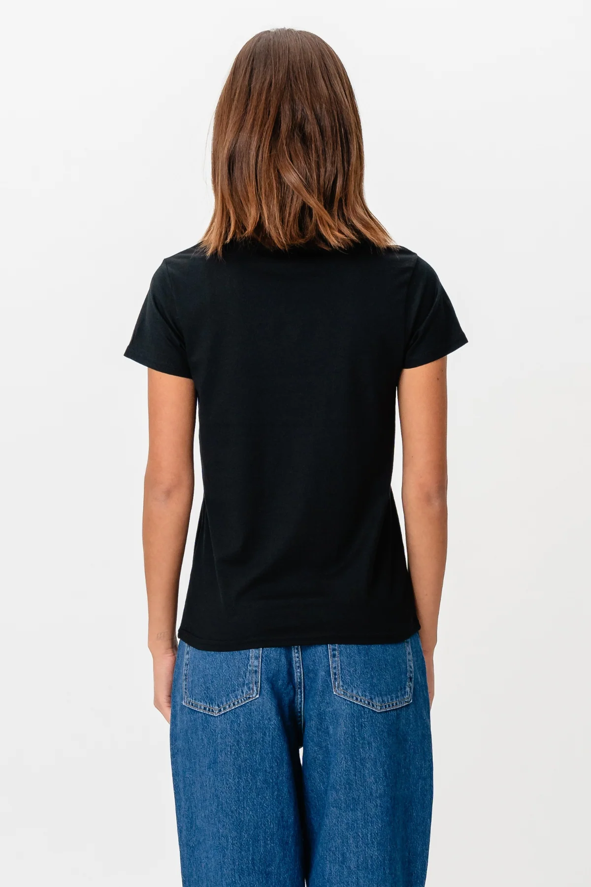 Basic T-Shirt - Schwarz - Image 4