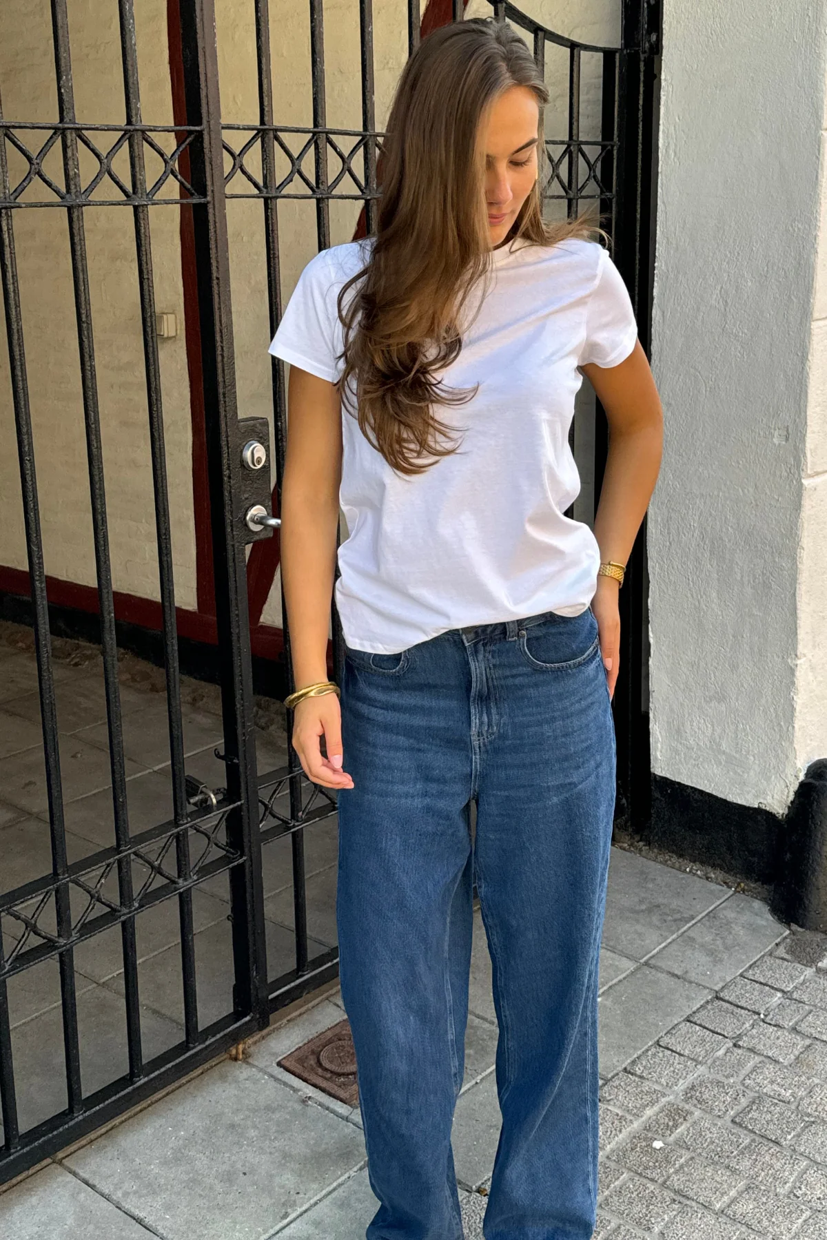 Basic T -Shirt - Weiß - Image 3