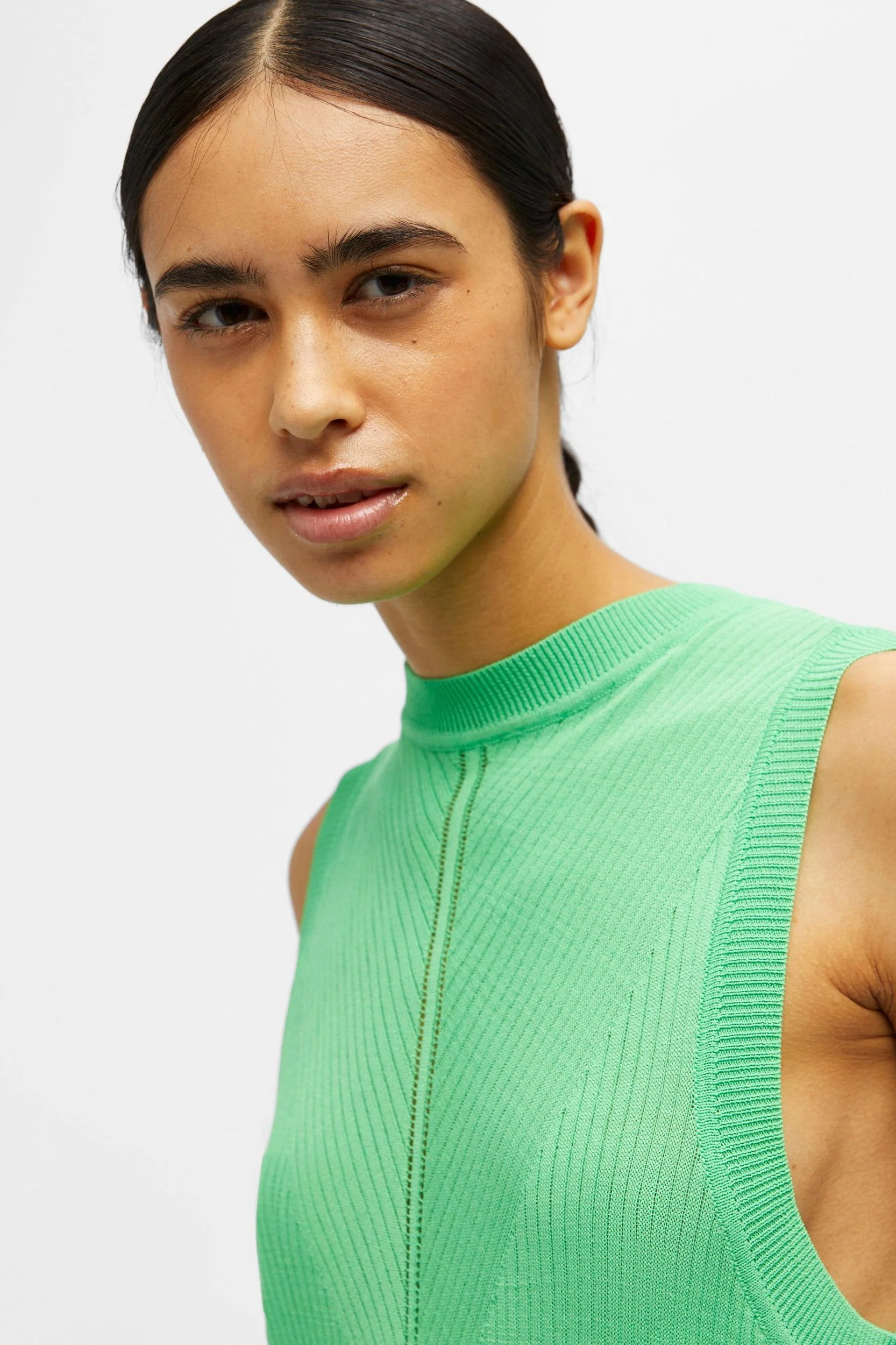 Bianka -Strick Kjole - Springbouquet - Image 3