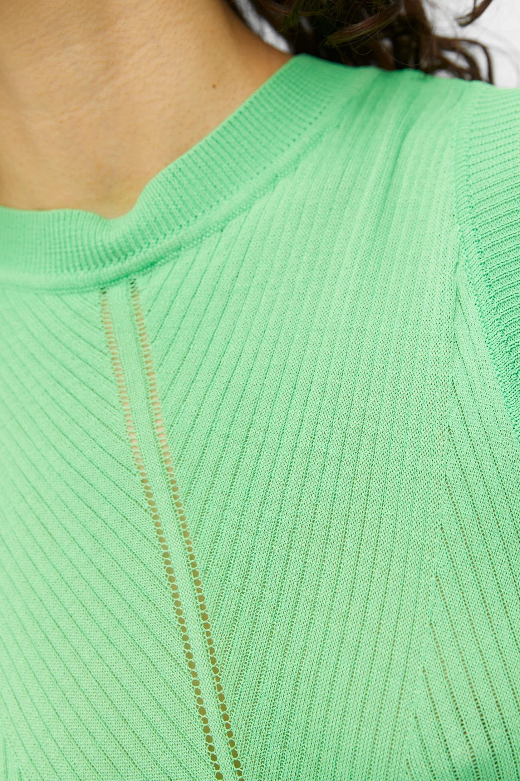 Bianka -Strick Kjole - Springbouquet - Image 4