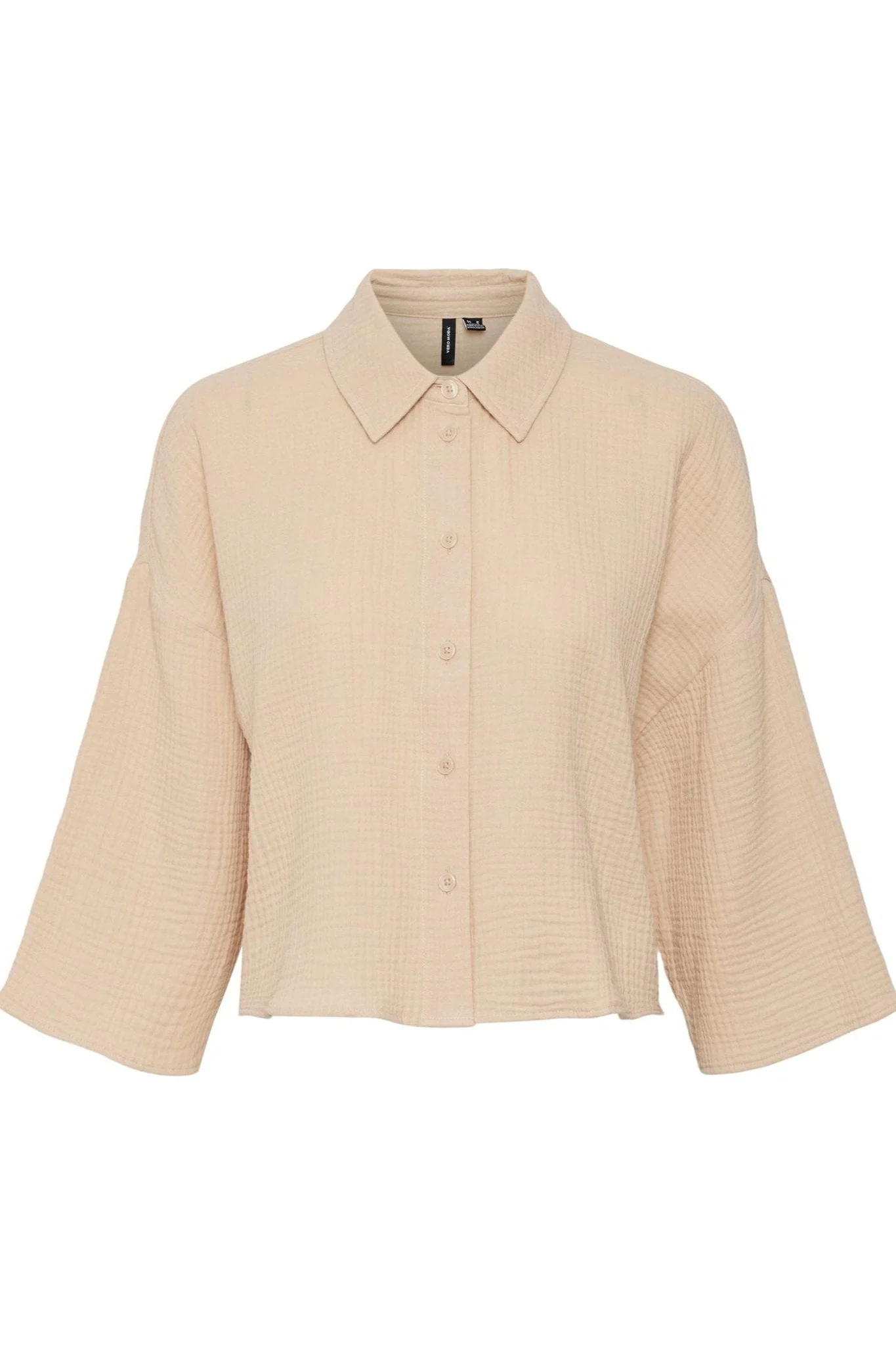 Natali Crop Shirt - Irische Creme - Image 4