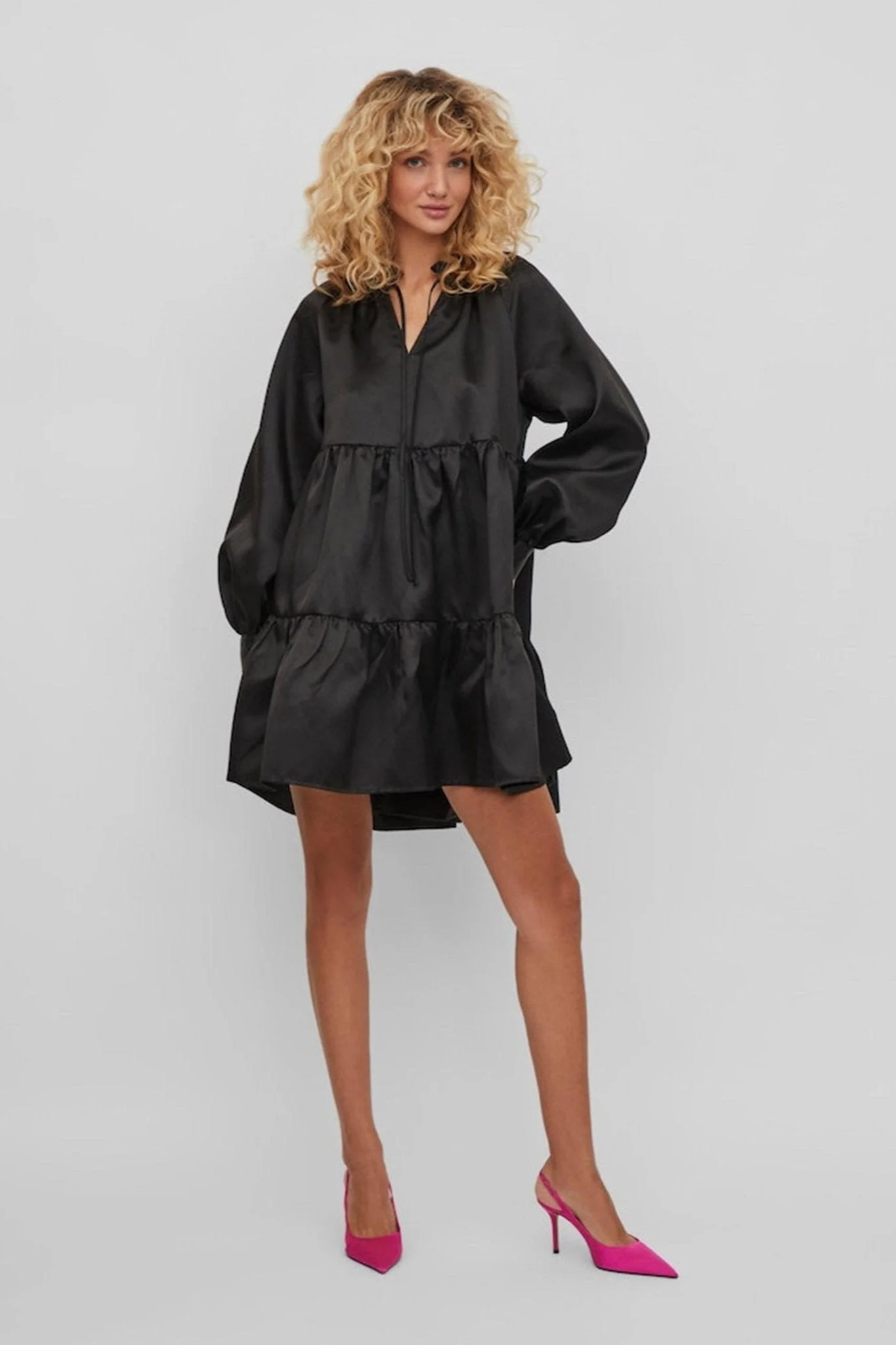 Shina Kort Kjole - sortieren - Image 4