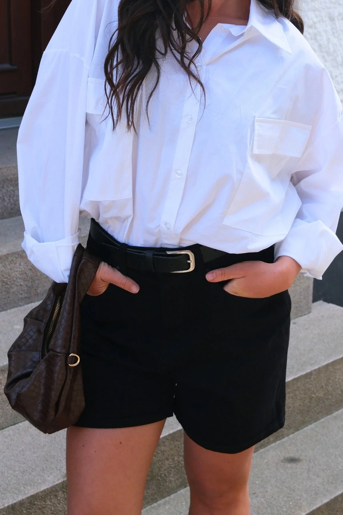 The Original Performance Denim Shorts - Schwarzer Denim - Image 4